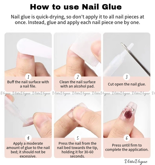 How to use Nail Glue