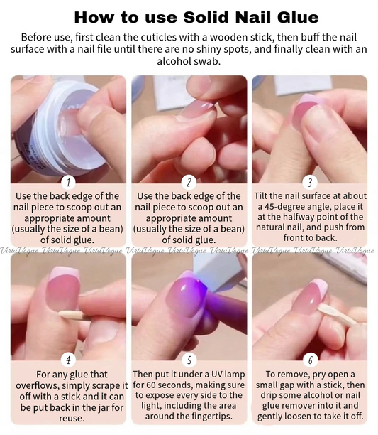 How to use Solid Nail Glue