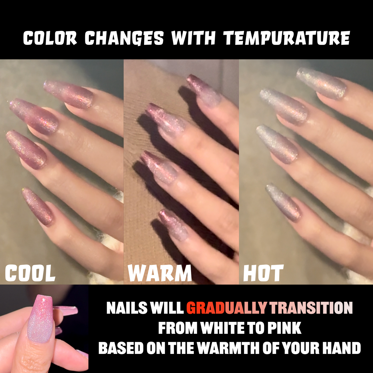 ThermoColor; Color changes when temperature changes