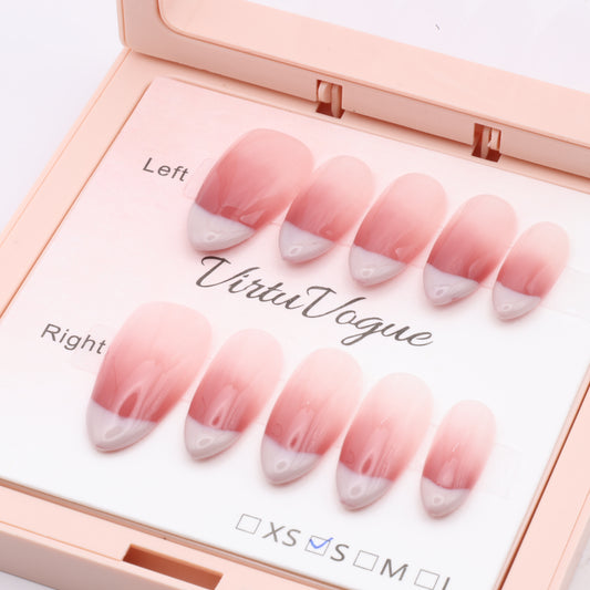 Blush Ombre French Tip